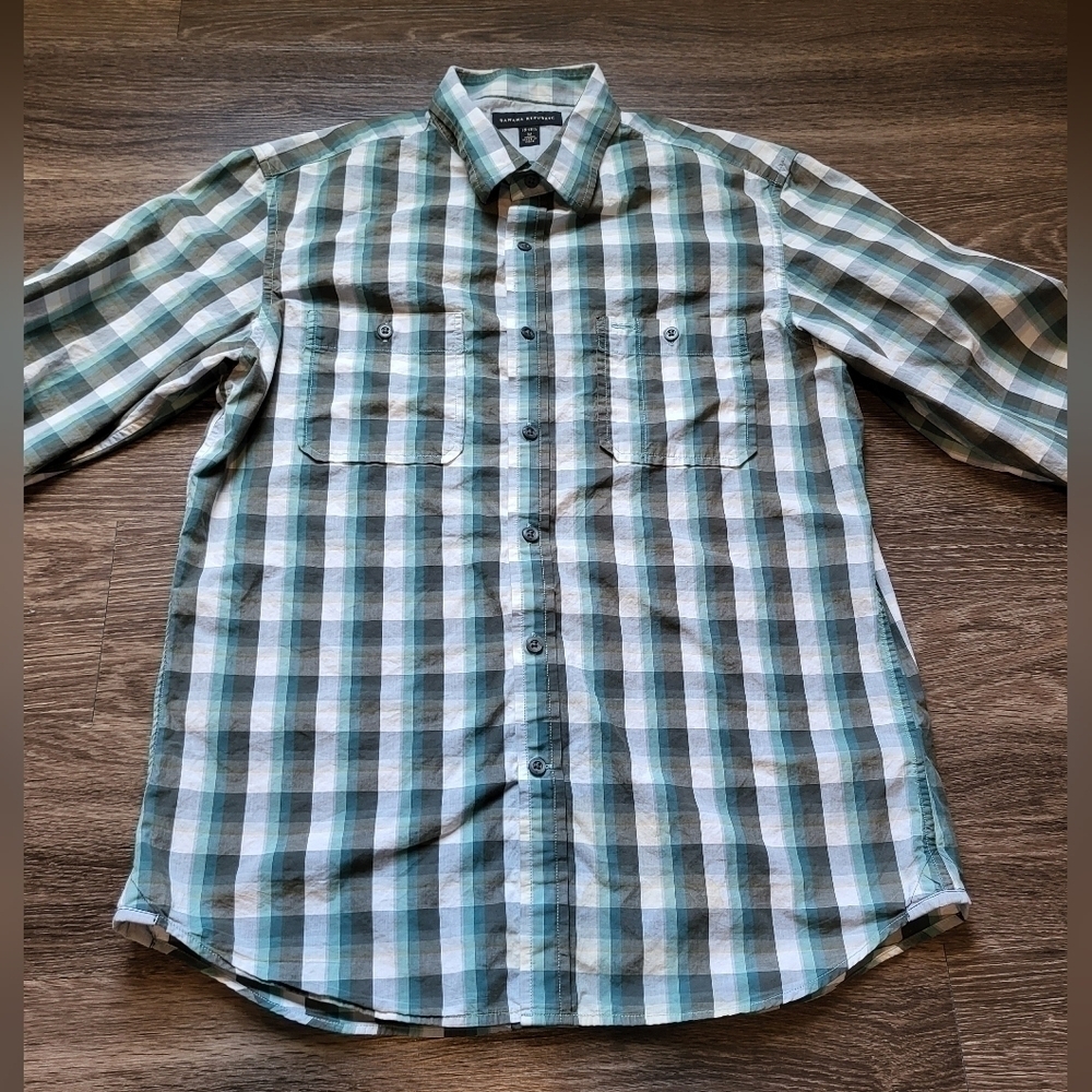Banana Republic Long Sleeve Button Down Shirt Men's Size Medium - Picture 8 of 8